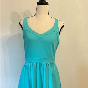 Cynthia Rowley Summer Dress Medium Turquoise with pocket